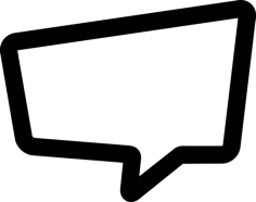 Chat Speech Bubble Laser Cut Svg File, Free Vectors File